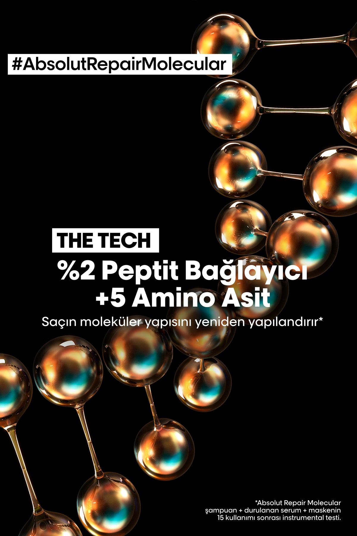 L'Oréal Professionnel Absolut Repair Molecular شامبو منقي للشعر التالف 500مل