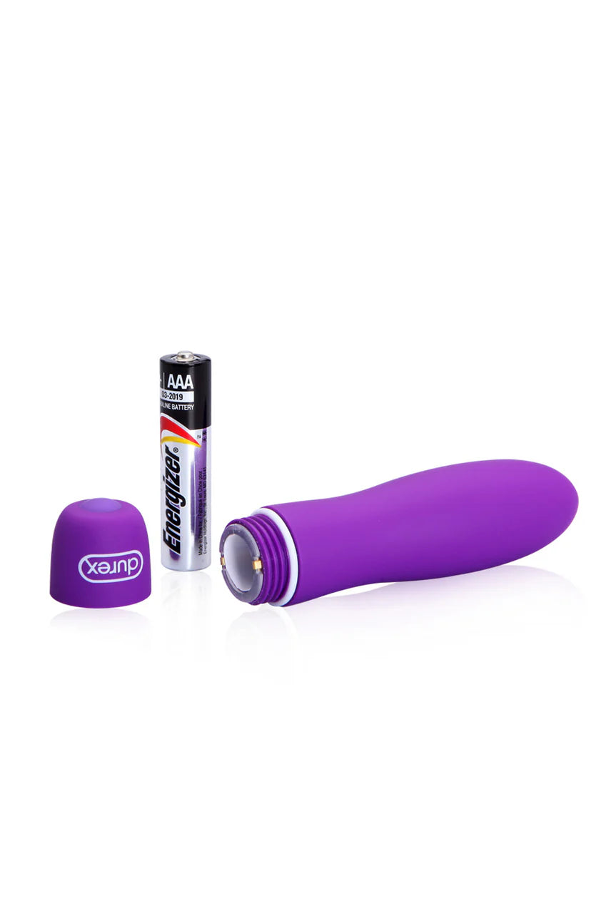 Durex Intense Pleasure Bullet Massager - Waterproof & Soft Silicone - ديوركس هزاز رصاصة المتعة المكثفة - مقاوم للماء وسيليكون فائق النعومة