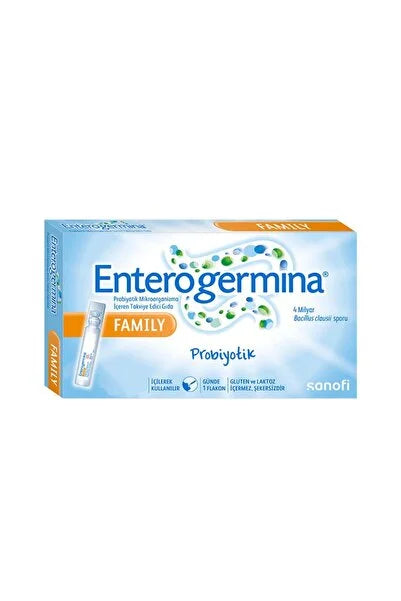 Enterogermina Family Probiotic (20 Vials) - انتروجيرمينا فاميلي بروبيوتيك لصحة الجهاز الهضمي