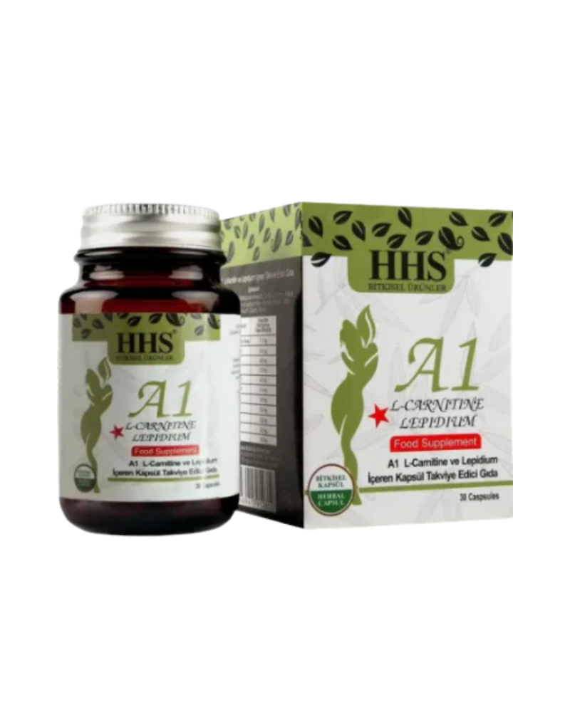 HHS A1 L-Carnitine Capsules - كبسولات اتش اتش اس للتنحيف (30 Cap) - Original