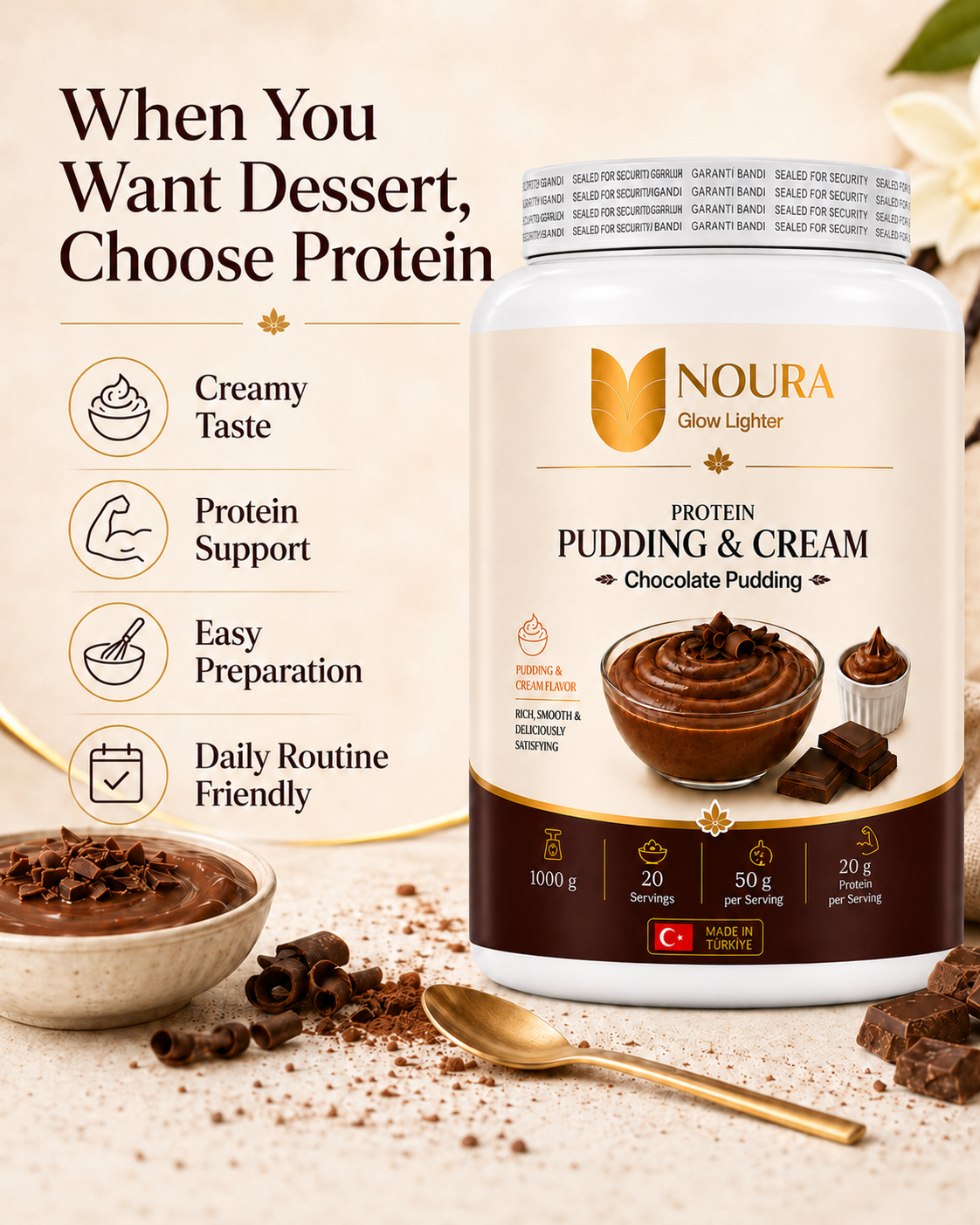 Weight Management Set مجموعة الرشاقة | My Lisaa & Noura Protein Pudding