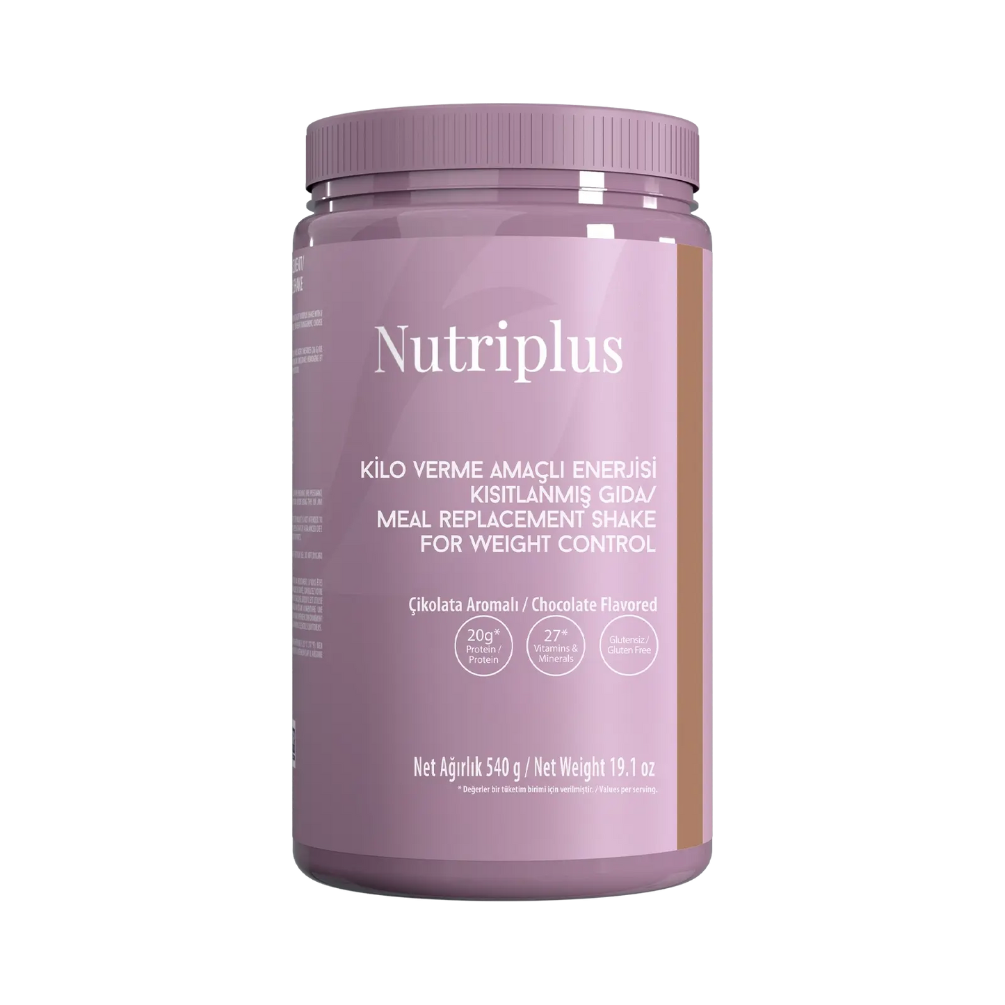 مشروب Nutriplus بديل وجبة الشوكولاتة 540 جرام: بروتين، فيتامينات، لفقدان الوزن