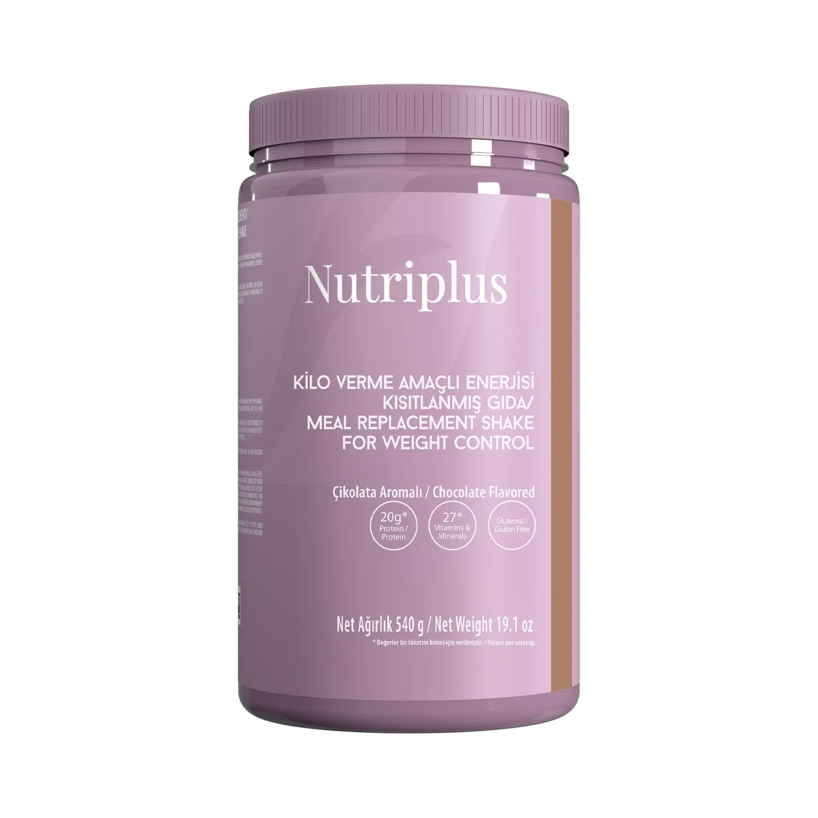 مشروب Nutriplus بديل وجبة الشوكولاتة 540 جرام: بروتين، فيتامينات، لفقدان الوزن