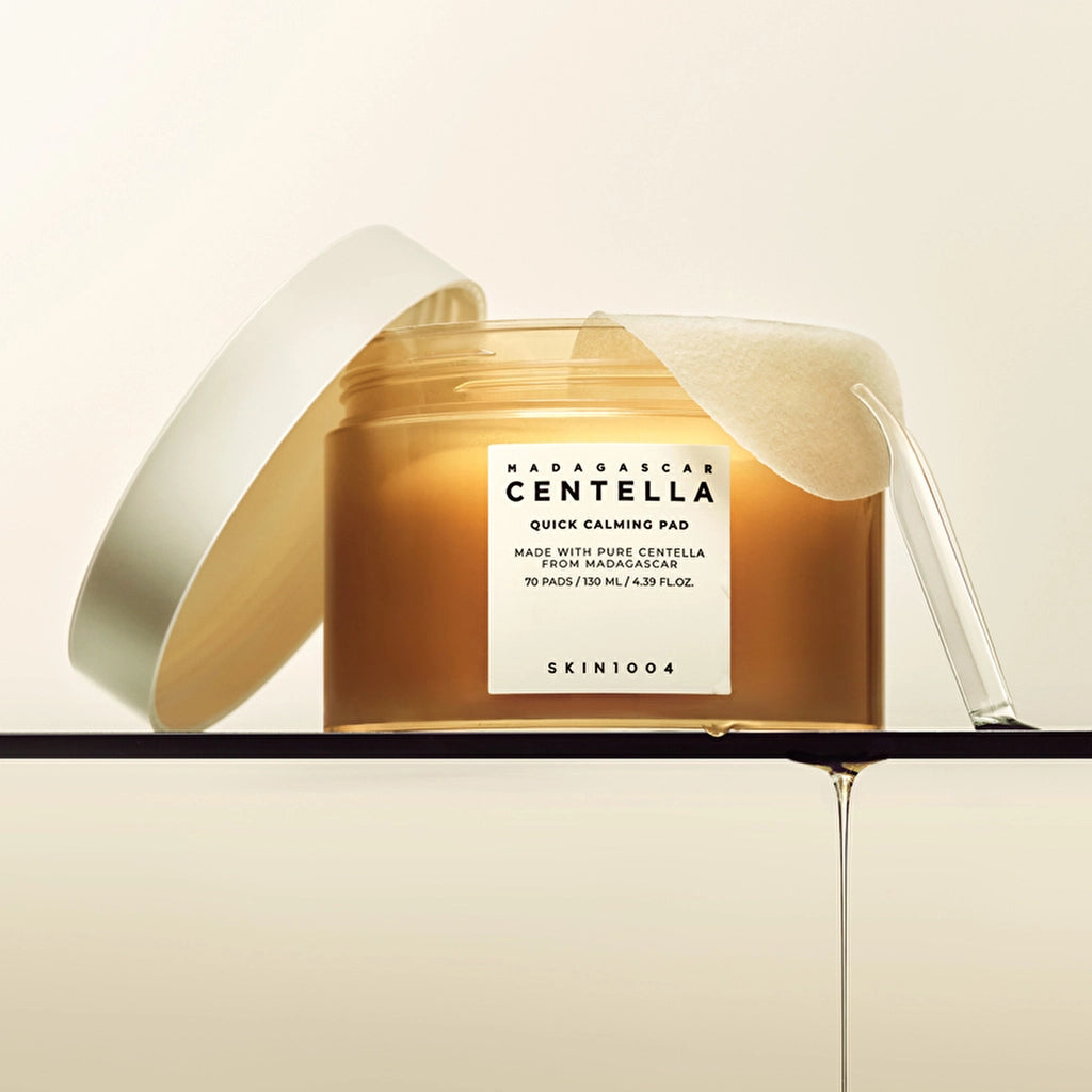 Skin1004 Madagascar Centella تونر بادز مهدئة ومرطبة - توحيد لون البشرة (70 قطعة)