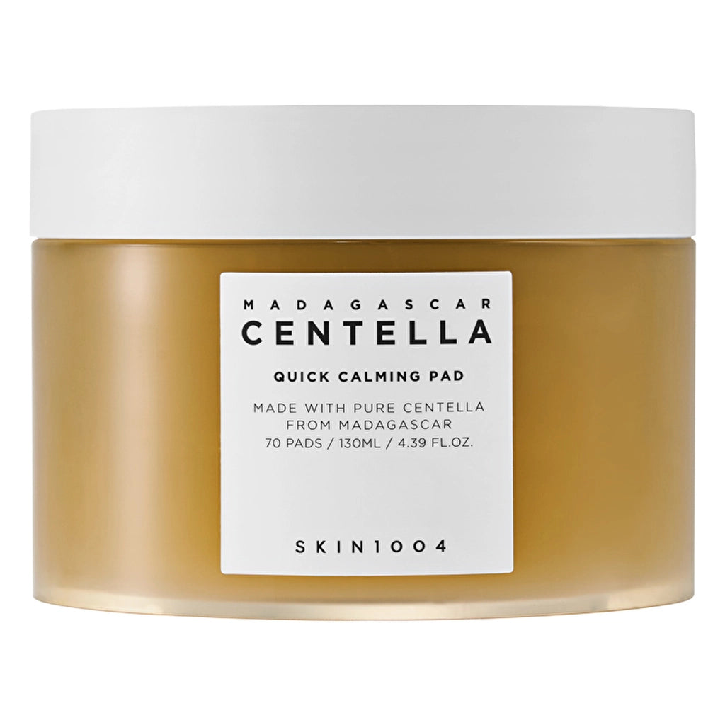 Skin1004 Madagascar Centella تونر بادز مهدئة ومرطبة - توحيد لون البشرة (70 قطعة)