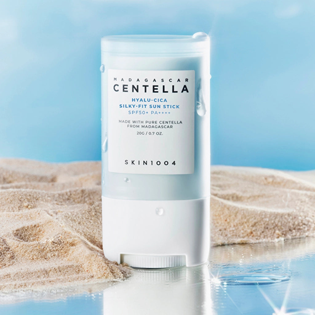 Skin1004 مدغشقر سنتيلا هيالو-سيكا ستيك واقي شمس حريري SPF50+ PA++++ 20غ