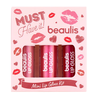 مجموعة أحمر الشفاه السائل اللامع ميني من Beaulis Must Have It