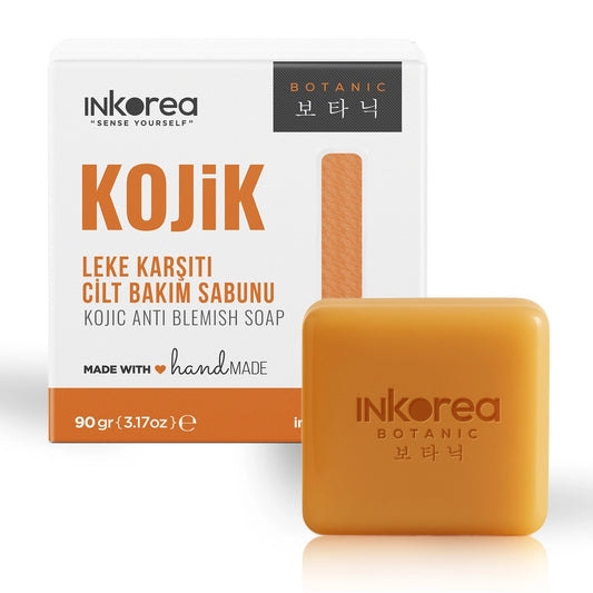 صابون إنكوريا بوتانيك كوجيك الطبيعي الصلب المشرق للبشرة المضاد للبقع 90 جرام