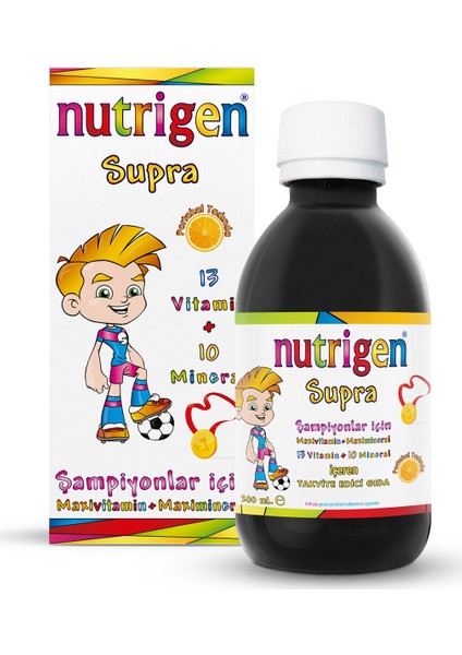 شراب نيوتريجن سوبرا 200 مل: فيتامينات متعددة ومعادن فائقة لنمو الأطفال الأبطال