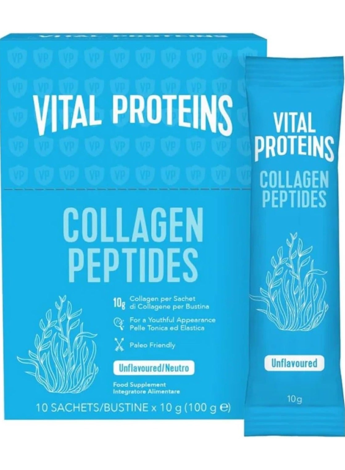 أكياس كولاجين ببتيدات غير منكهة Vital Proteins عدد 20