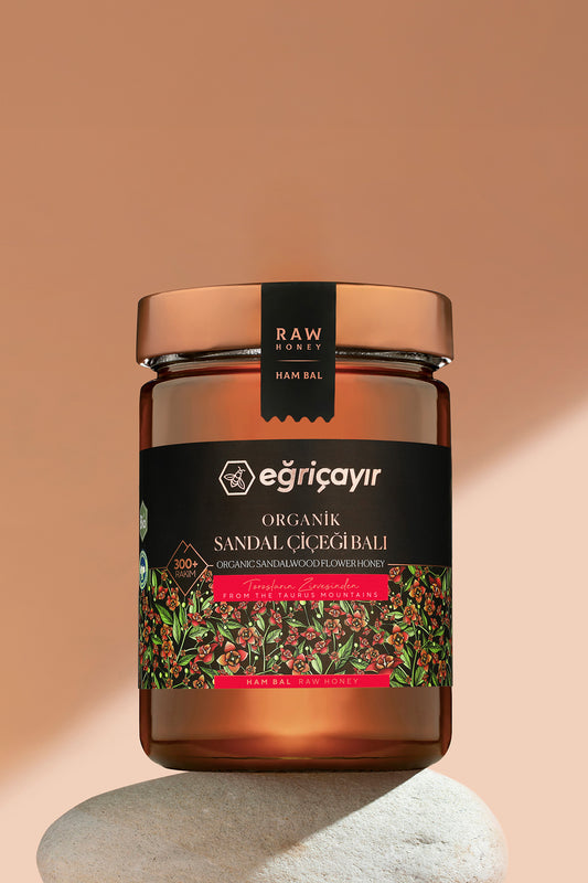 Eğriçayır عسل زهر الصندل العضوي 850 جرام