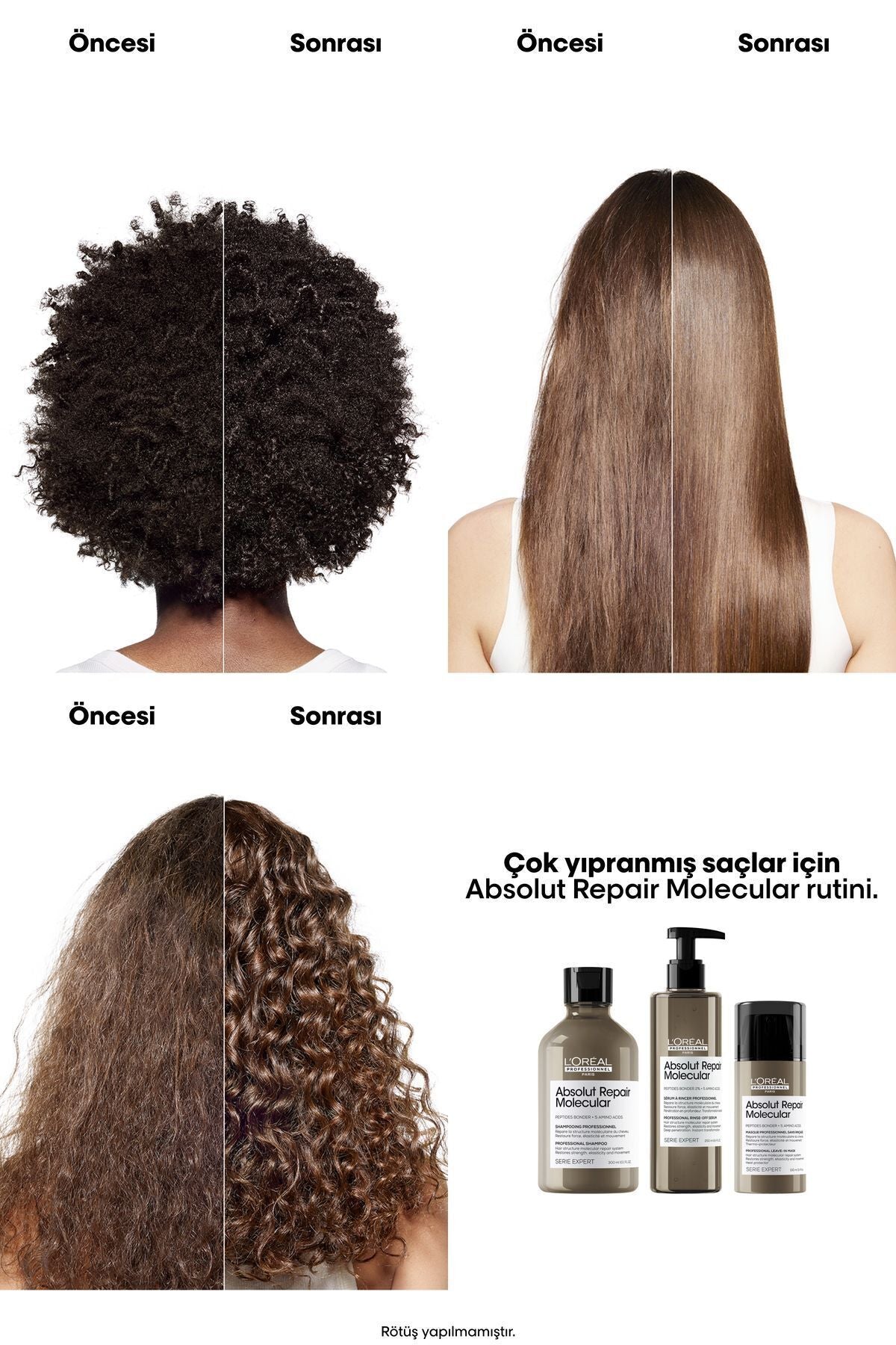 L'oreal Professionnel Absolut Repair Molecular سيروم يُشطف للشعر التالف 250 مل