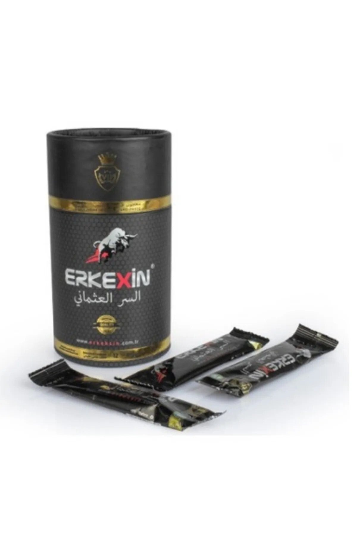 Erkexin مكمل غذائي في علبة أسطوانية خاصة، 15×12 جم