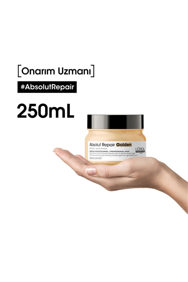 L'oreal Professionnel Serie Expert Absolut Repair قناع الشعر الذهبي 250 مل
