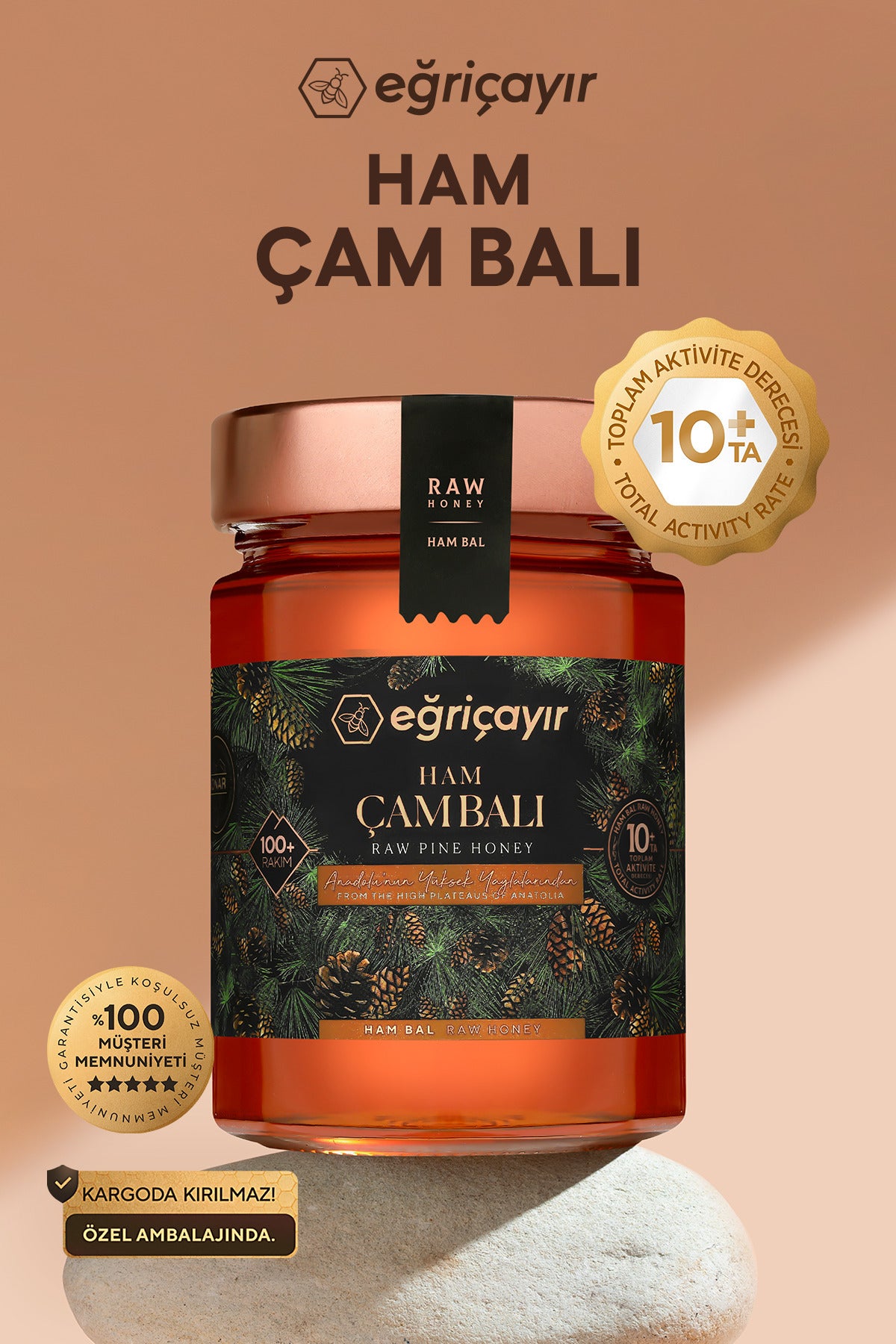 Eğriçayır عسل الزهور العضوي TA14 450g