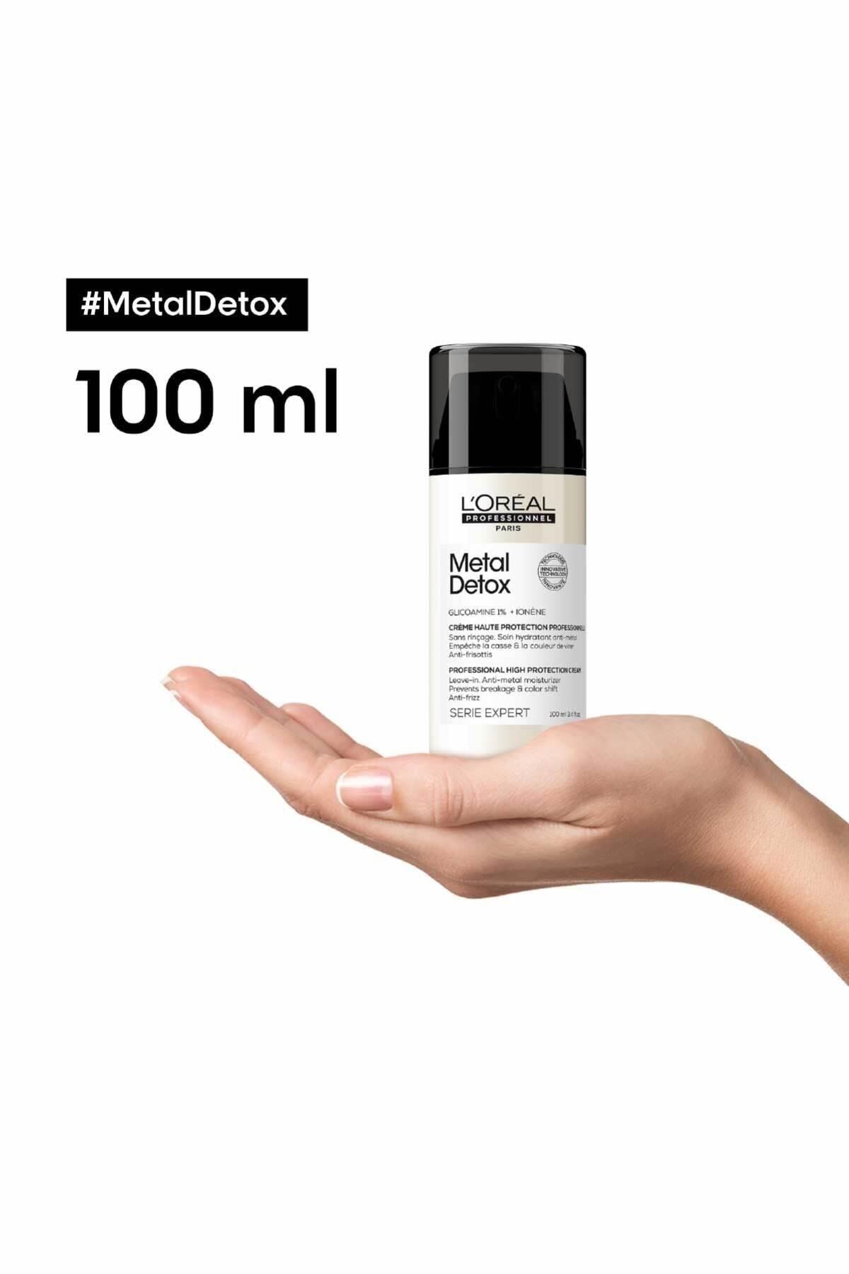 L'oreal Professionnel Serie Expert Metal Detox كريم حماية الشعر 100 مل مضاد للحرارة