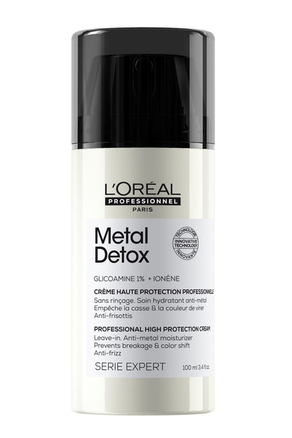 L'oreal Professionnel Serie Expert Metal Detox كريم حماية الشعر 100 مل مضاد للحرارة