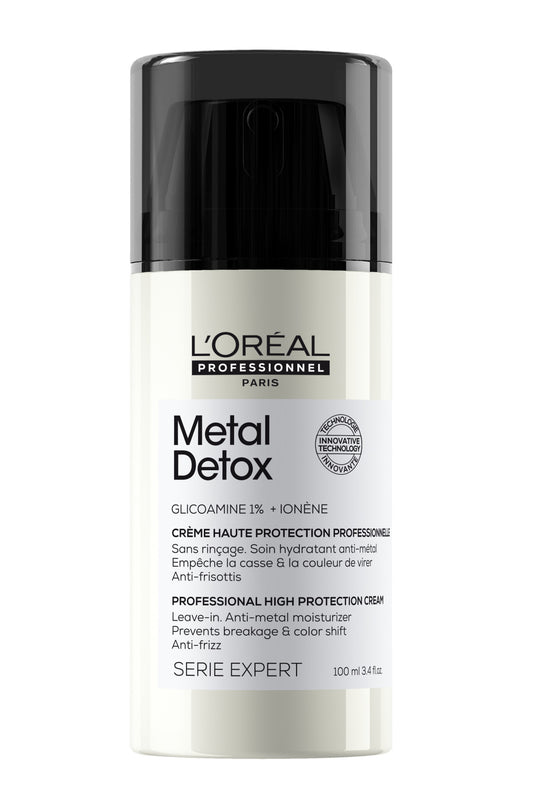 L'oreal Professionnel Serie Expert Metal Detox كريم حماية الشعر 100 مل مضاد للحرارة