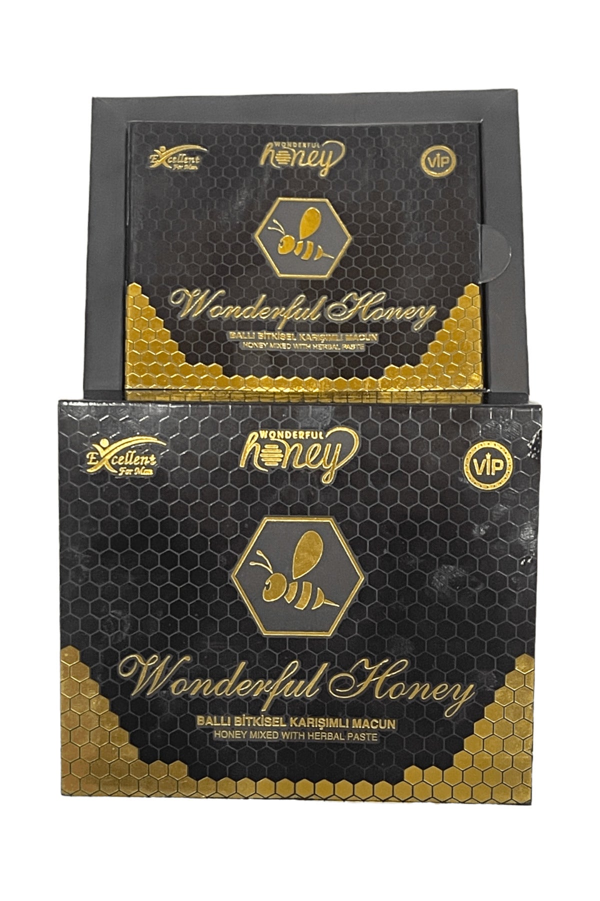 Power Honey Wonderfull Honey معجون عشبي، 3 عبوات 15×12