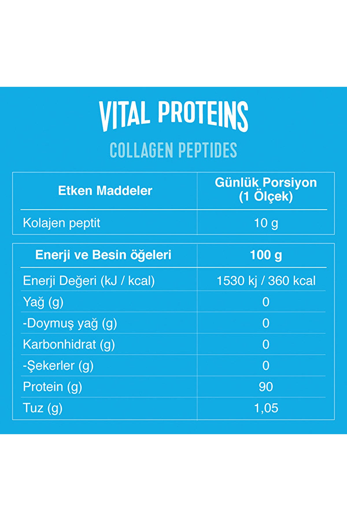 Vital Proteins ببتيدات الكولاجين البقري، 10 أكياس × 10 جم محايدة
