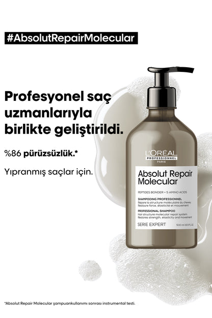 L'Oréal Professionnel Absolut Repair Molecular شامبو منقي للشعر التالف 500مل
