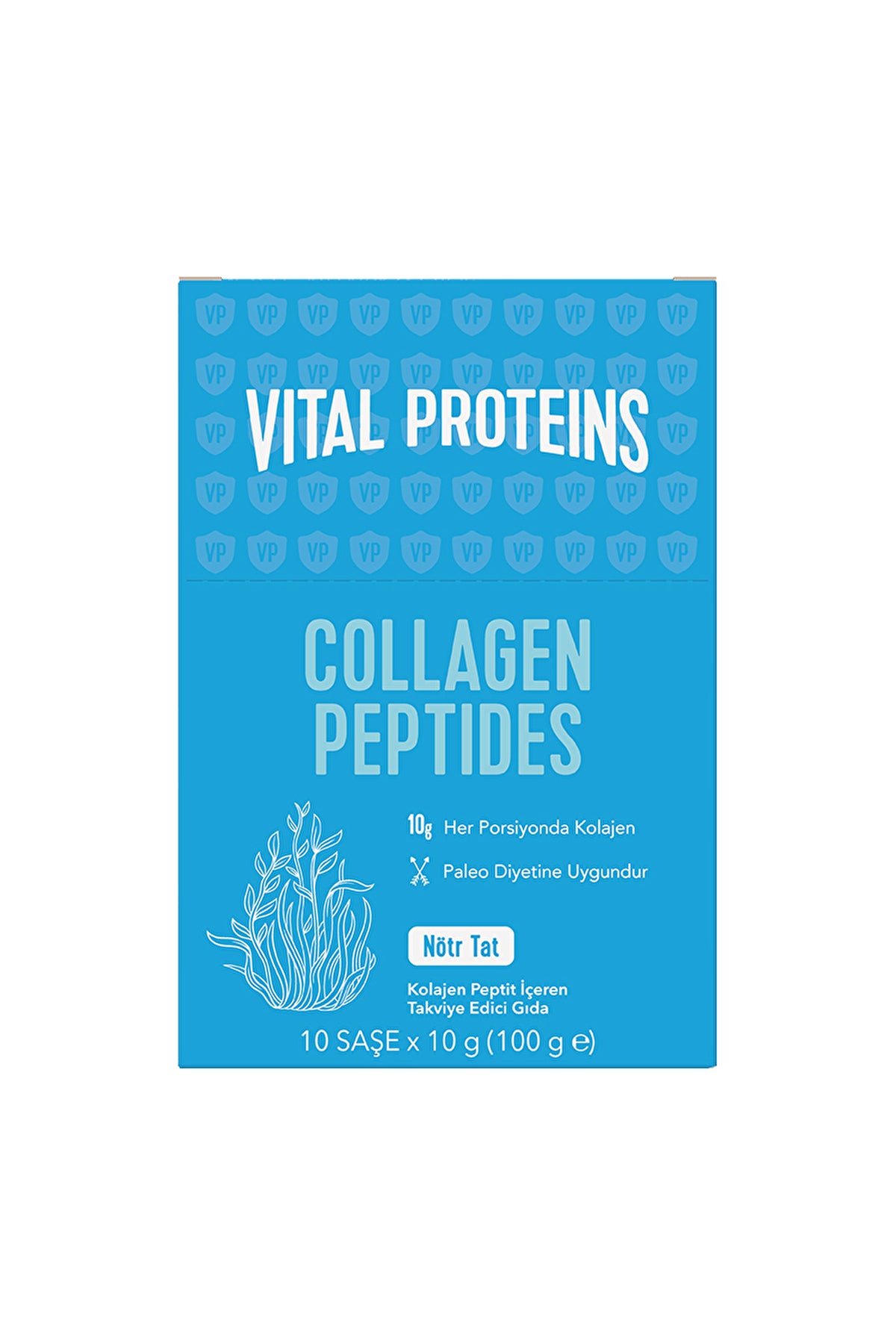 Vital Proteins ببتيدات الكولاجين البقري، 10 أكياس × 10 جم محايدة