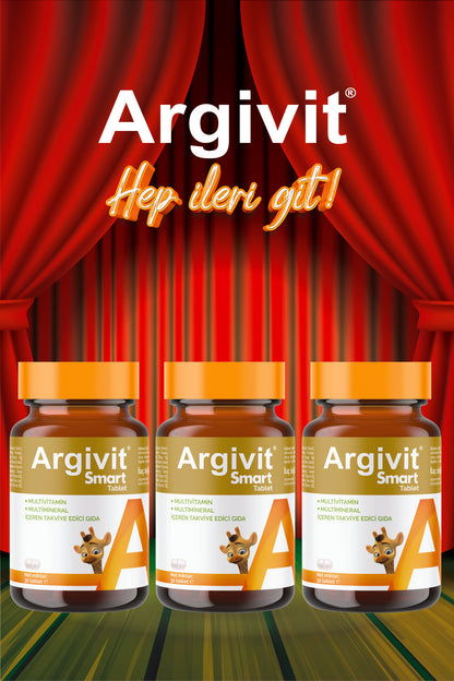 Argivit Smart فيتامينات ومعادن، فوسفاتيديل سيرين، 3 عبوات