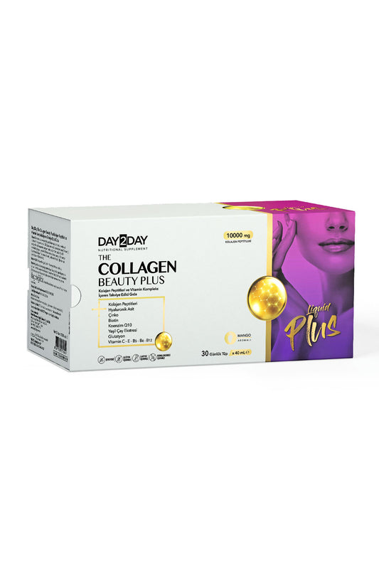Day2Day The Collagen Beauty Plus مكمل كولاجين سائل بتركيبة متكاملة 30 كيس