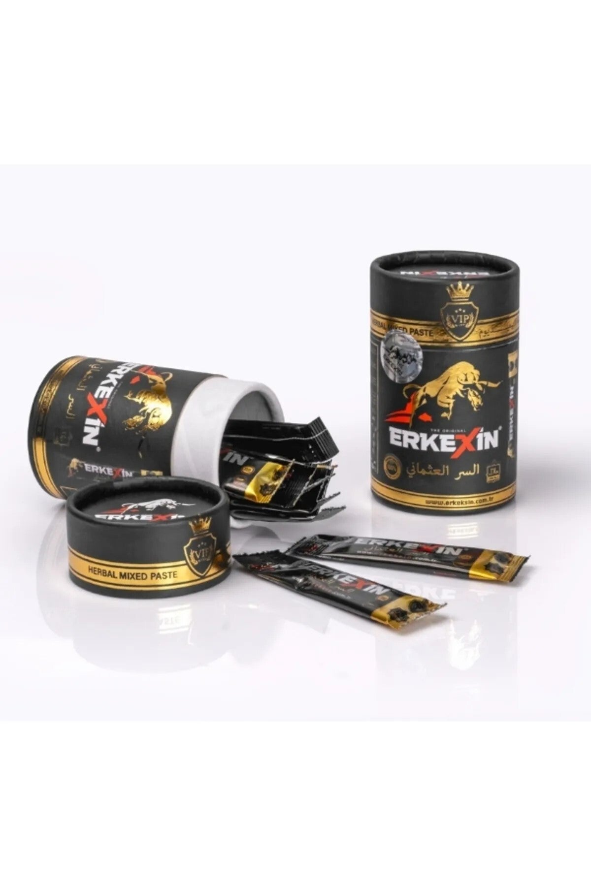 Erkexin مكمل غذائي في علبة أسطوانية خاصة، 15×12 جم