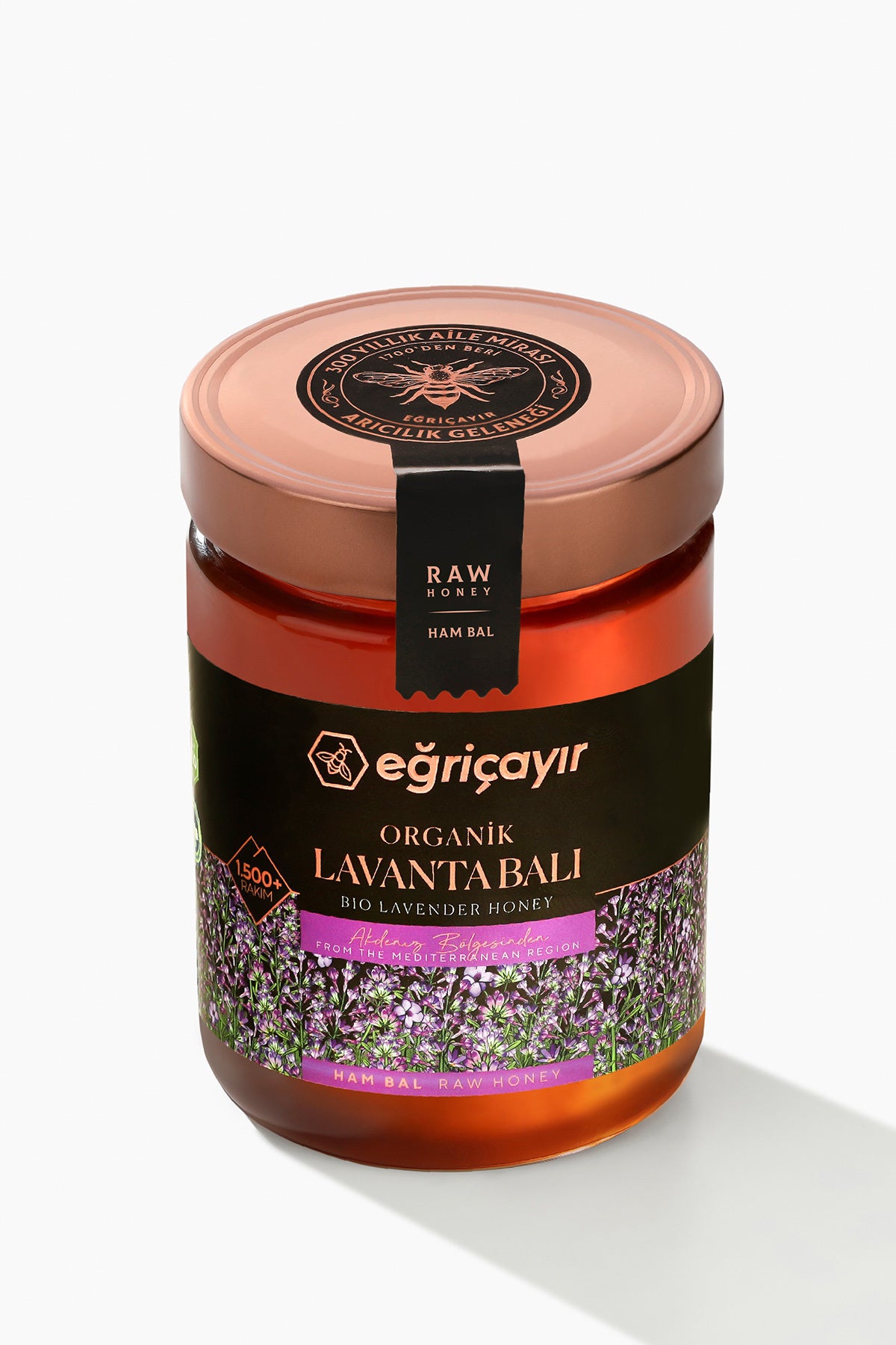 Eğriçayır عسل اللافندر العضوي الفاخر بوزن 850 جم