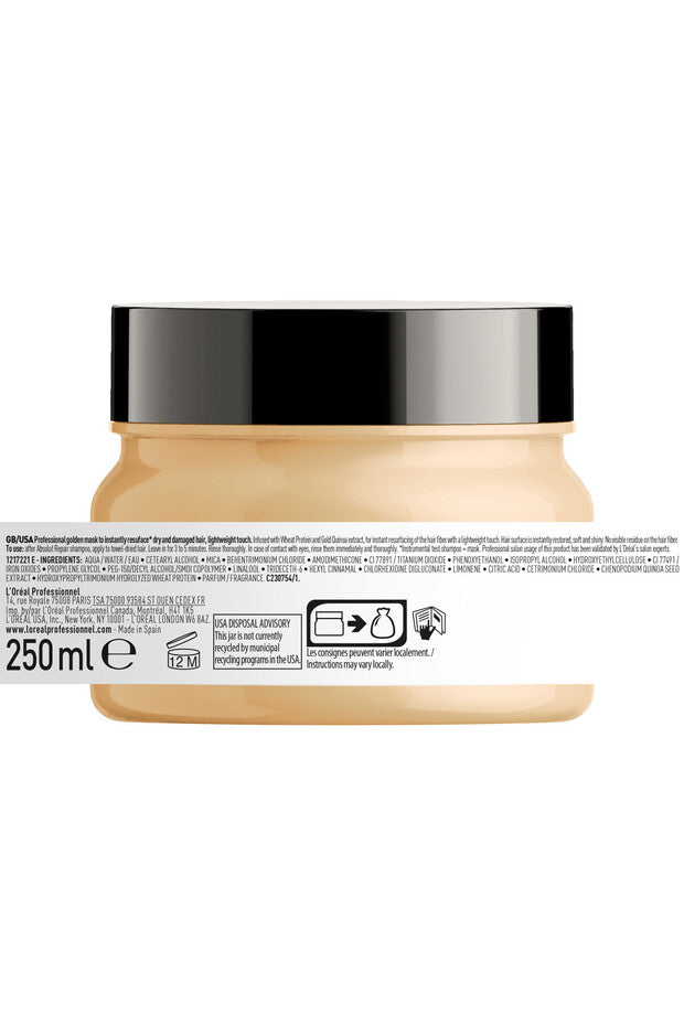L'oreal Professionnel Serie Expert Absolut Repair قناع الشعر الذهبي 250 مل