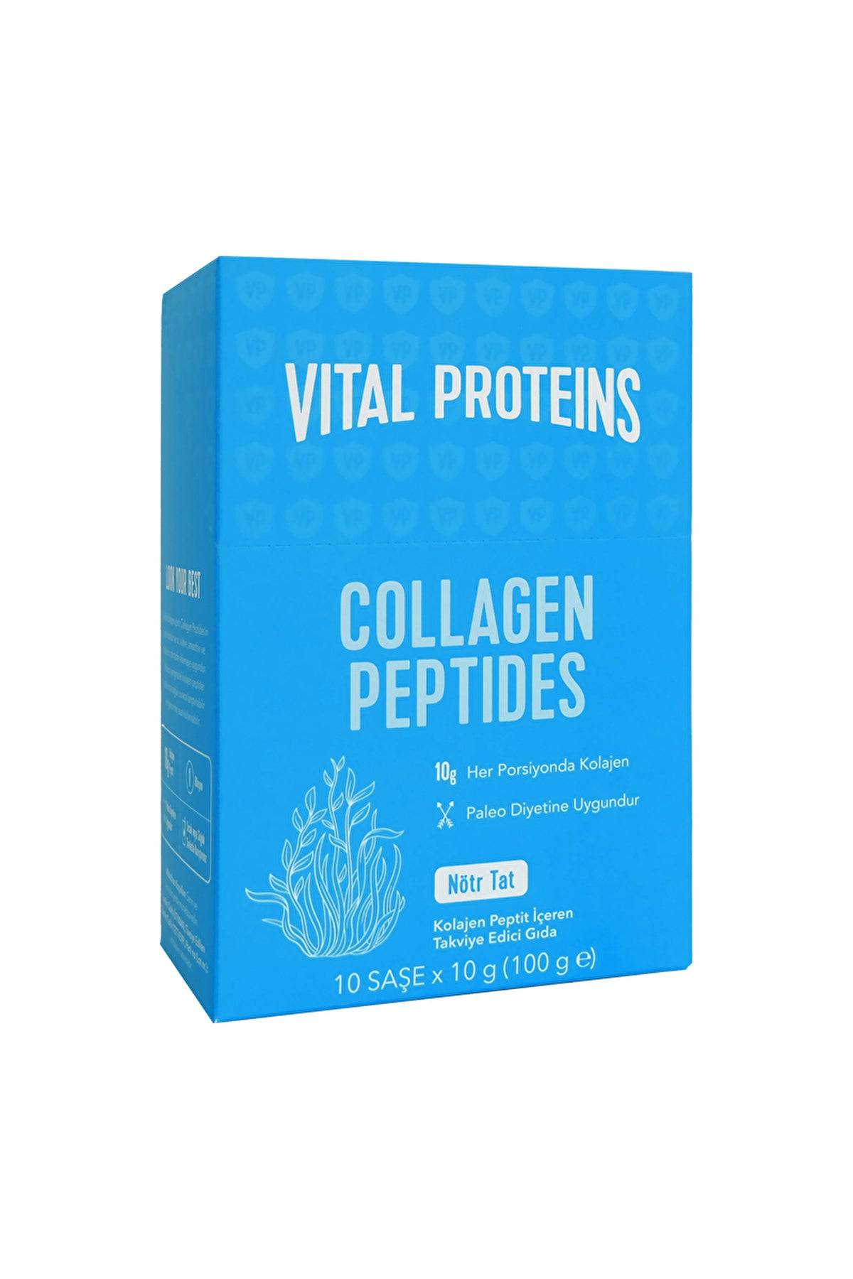 Vital Proteins ببتيدات الكولاجين البقري، 10 أكياس × 10 جم محايدة