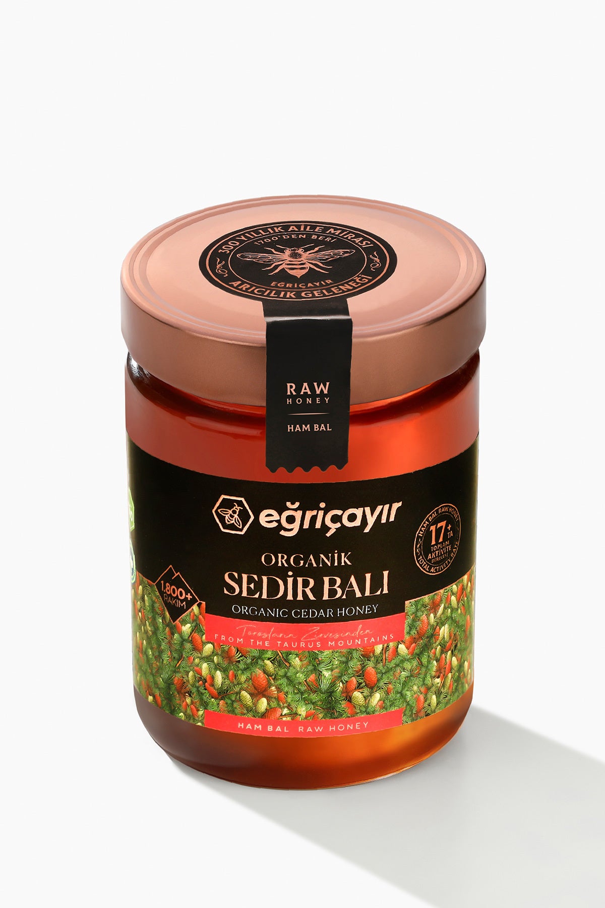 Eğriçayır Ta17+ عسل الأرز العضوي 850 جم