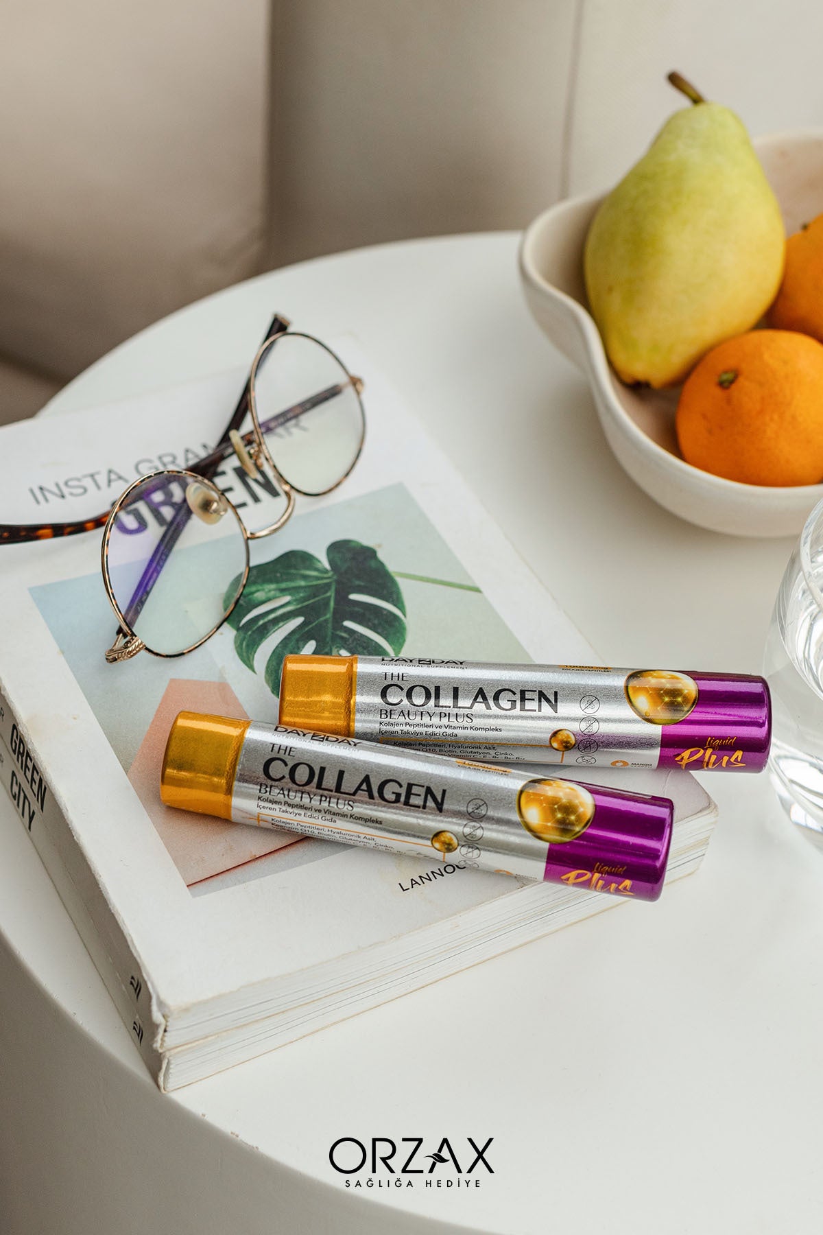 Day2Day The Collagen Beauty Plus مكمل كولاجين سائل بتركيبة متكاملة 30 كيس