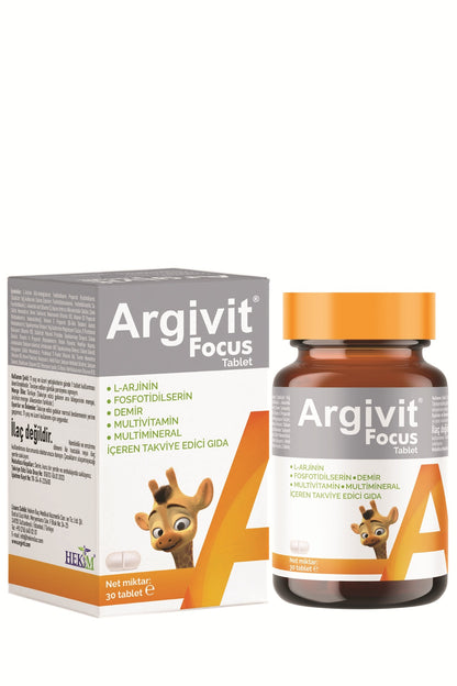 Argivit Focus مكمل متعدد الفيتامينات والمعادن، 3 عبوات 30 قرص