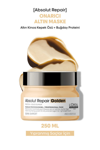 L'oreal Professionnel Serie Expert Absolut Repair قناع الشعر الذهبي 250 مل