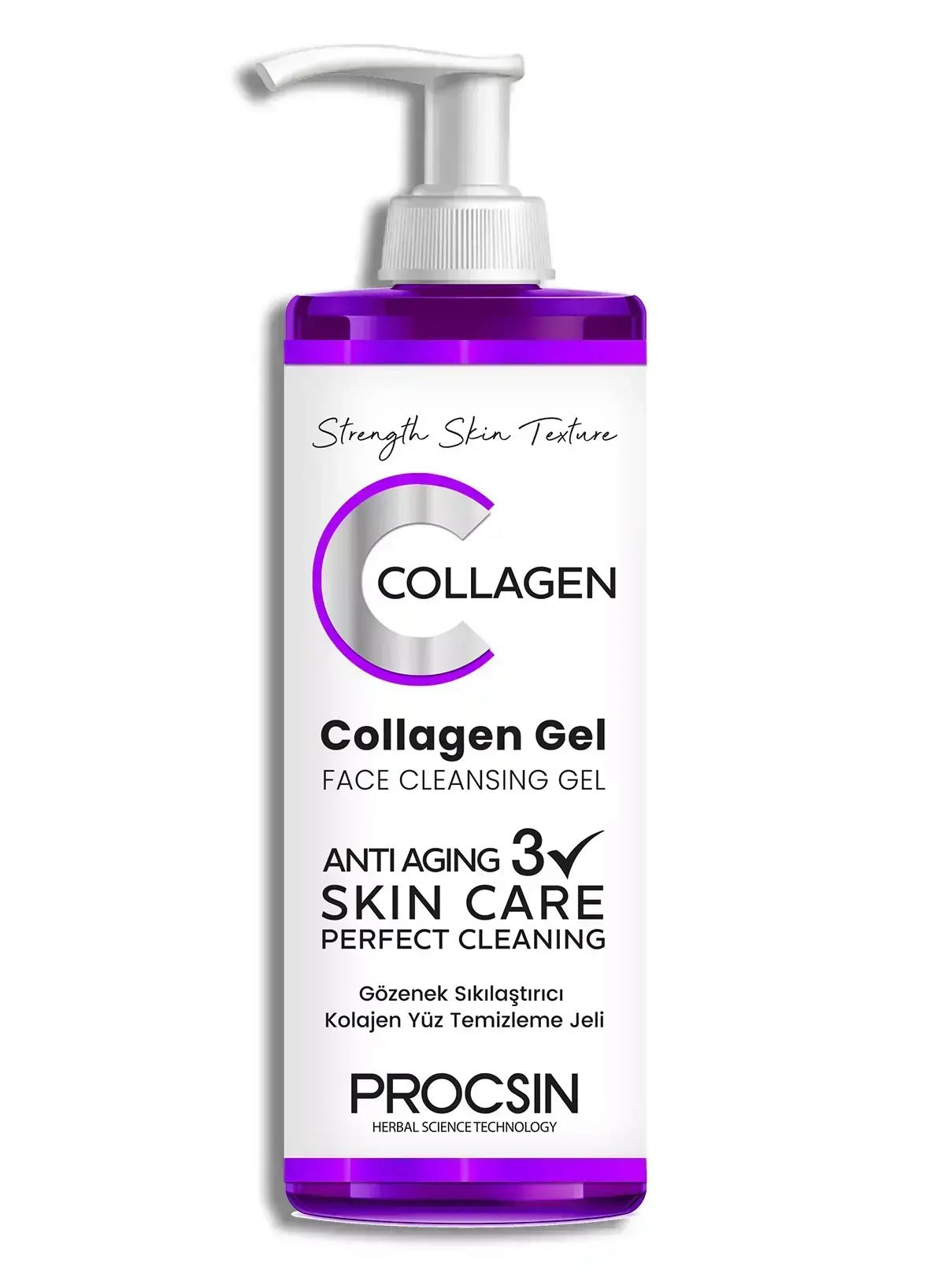 بروكسين جل تنظيف الوجه بالكولاجين لتضييق المسام 150 مل