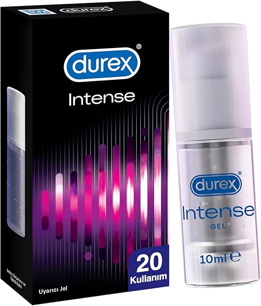 Durex 2-in-1 Rechargeable Dual Stimulator & Intense Gel 10ml Set - هزاز ديوركس 2 في 1 قابل للشحن مع جل إنتنس محفز 10 مل