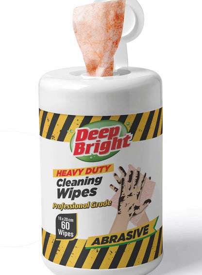 مناديل تنظيف متعددة الأغراض للأوساخ الثقيلة - ذات ملمس صناعي 60 قطعة