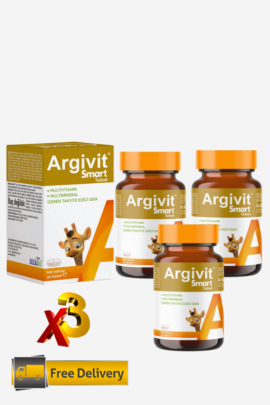 Argivit Smart فيتامينات ومعادن، فوسفاتيديل سيرين، 3 عبوات