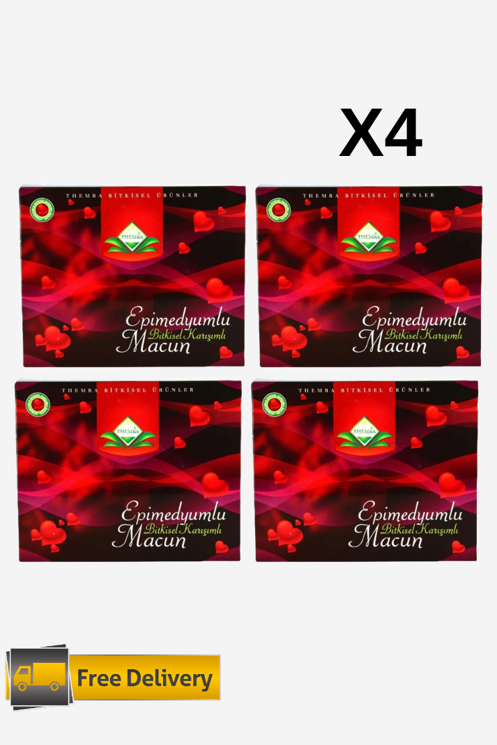 معجون ثيمرا العشبي بخلاصة الإبيميديوم 12 غرام × 12 ظرف (4 عبوات)