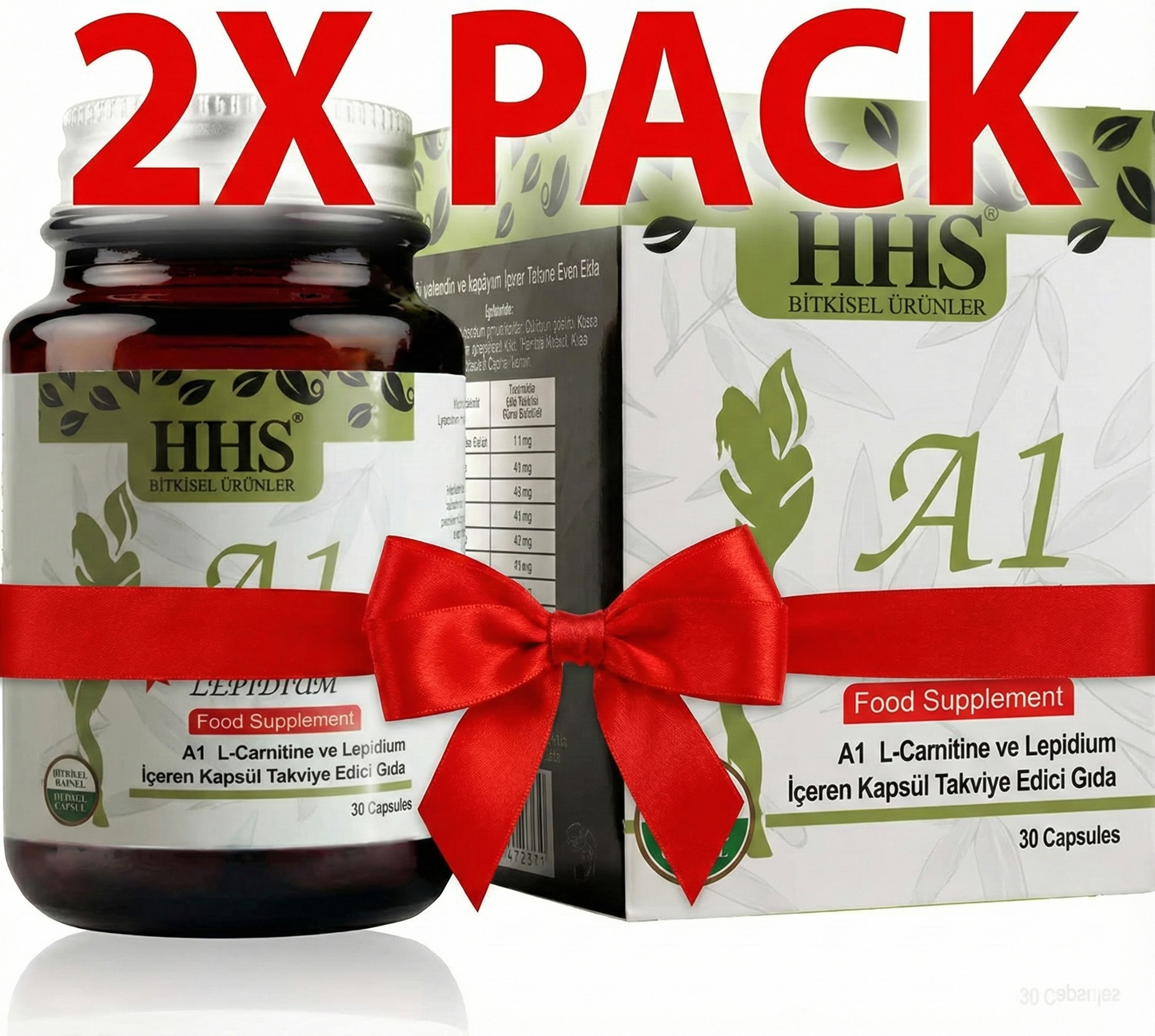 عرض التوفير الخاص: عبوتان من كبسولات HHS A1 الأصلية (المنتج التركي الأول)