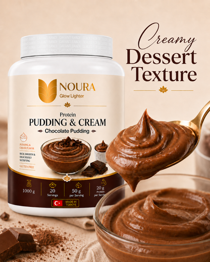 Noura Chocolate Pudding Healthy Snack 1000g - بودينج شوكولاتة وجبة خفيفة صحية نورا