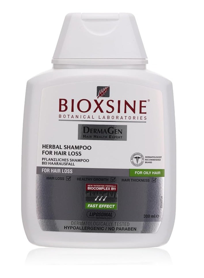 شامبو بيوكسين للشعر الدهني - ضد تساقط الشعر عند الرجال والنساء وتسريع النمو - علاج سريع النمو 300 مل