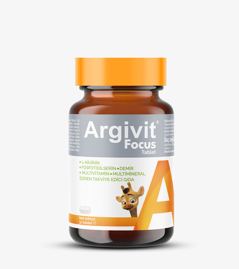 argivit Focus Height & Memory Tablets (12-Pack Wholesale) - حبوب أرجيفيت فوكس لدعم الطول والتركيز بالجملة 12 عبوة