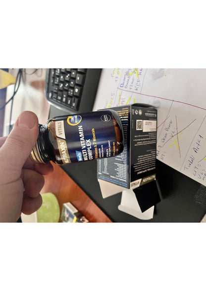 Nutraxin مكمل فيتامينات ومعادن متعدد للرجال، 60 قرص لدعم الطاقة والصحة.