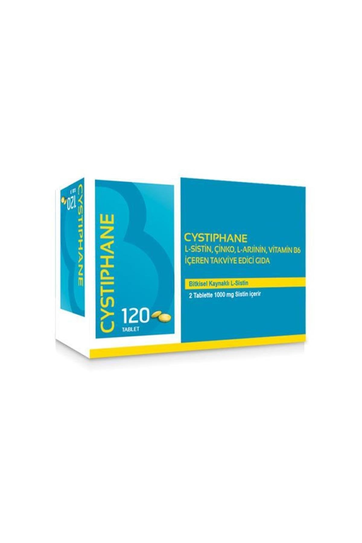 Biorga Cystiphane 120 قرص: دعم فعال للشعر والأظافر بفيتامين B6 والزنك