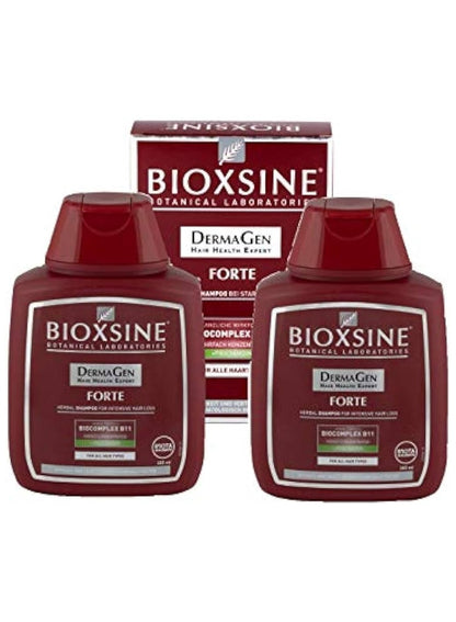 Bioblas Forte 2x & Botanical Fast Growth Shampoo Set - Hair Growth & Anti-Hair Loss Pack - عرض 2 شامبو فورتي مضاد لتساقط الشعر القوي مع شامبو الشعر النباتي لنمو سريع 3 قطع