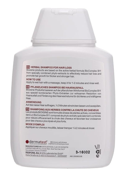 شامبو بيوكسين للشعر الدهني - ضد تساقط الشعر عند الرجال والنساء وتسريع النمو - علاج سريع النمو 300 مل