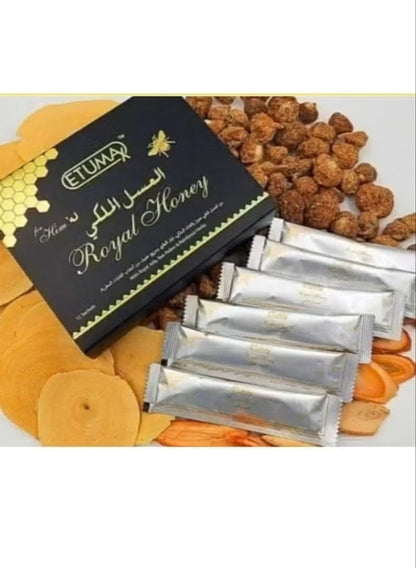 Royal Honey VIP عسل ملكي ماليزي عضوي أصلي 12x15 جم